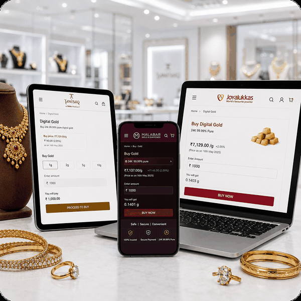 Jewellery brands launching digital gold offerings
