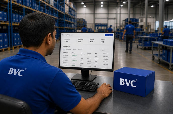 BVC Secure Fulfilment Centre — warehouse with shielded inventory