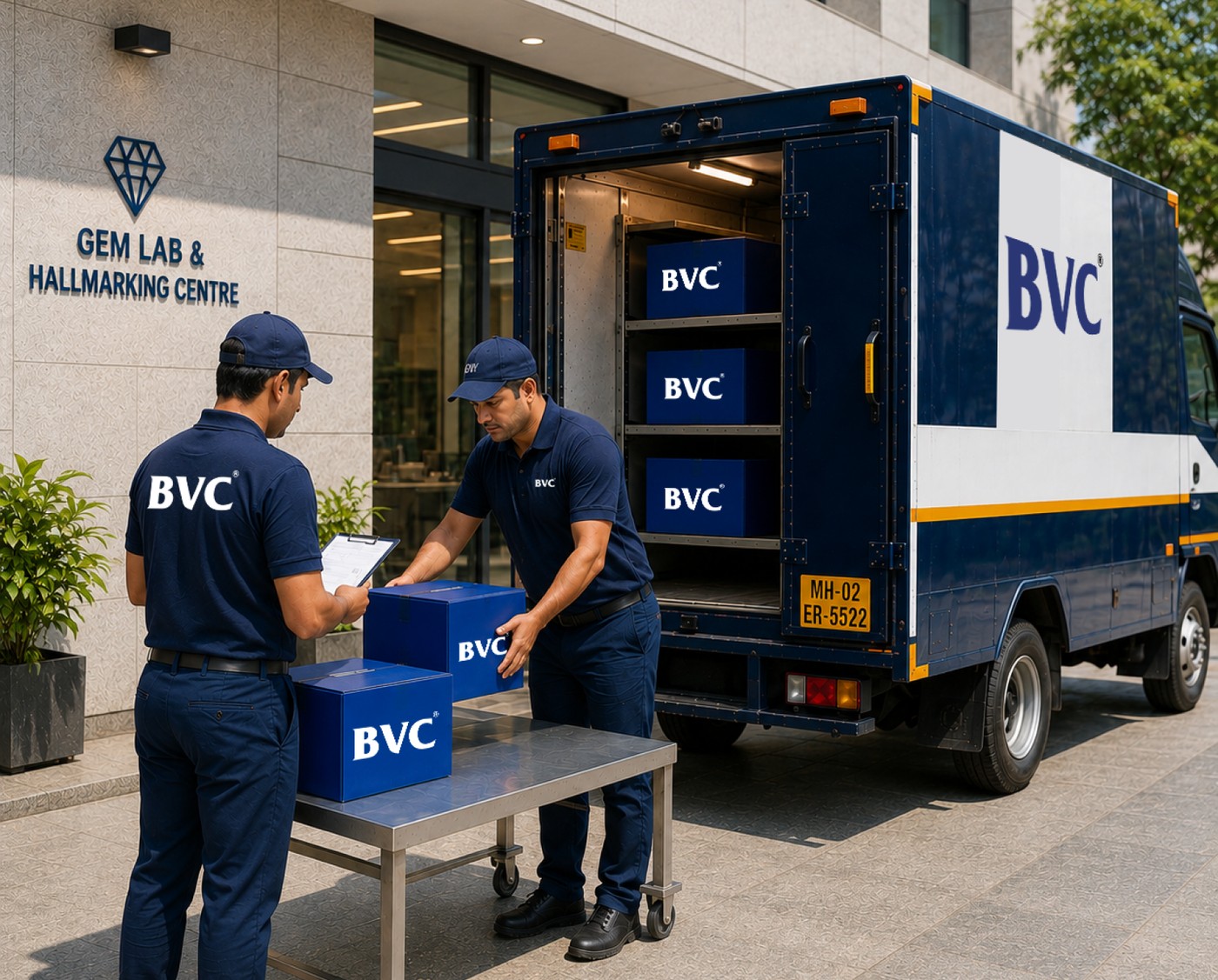 BVC labs and hallmarking logistics